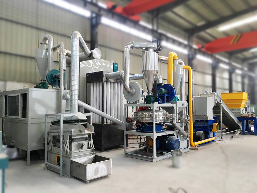 廢舊電路板破碎分選設(shè)備,電路板回收設(shè)備生產(chǎn)線(xiàn)